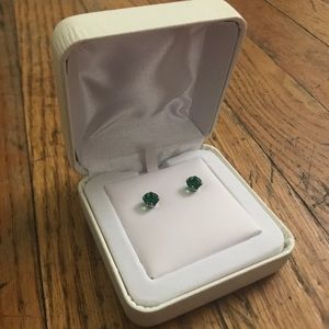 Emerald Stud Earrings